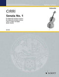 Sonata No.1 for Violoncello and Basso Continuo. Cirri, G.