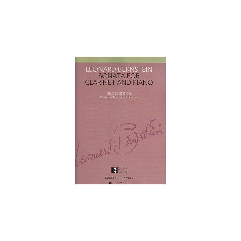 Sonata para Clarinete e Piano 19411942. Bernstein, L.