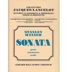Sonata pour Clarinette Seul Op. 34. Weiner, S.