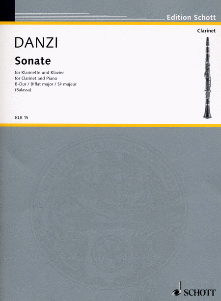 Sonate BDur. Danzi, F./Balassa, G.
