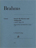 Sonate fur Klavier und Violoncello emoll Op.38. Brahms, J.