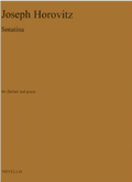 Sonatina for Clarinet and Piano. Horovitz, J.