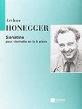 Sonatina for Clarinet in A and Piano. Honegger, A.
