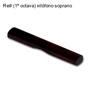 Lamina Xilofono Soprano Samba Re Sostenido 1a Octava 3687SM