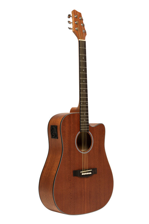 Guitarra Electroacustica Stagg SA25 DCE Dreadnought Cutaway Sapeli_01