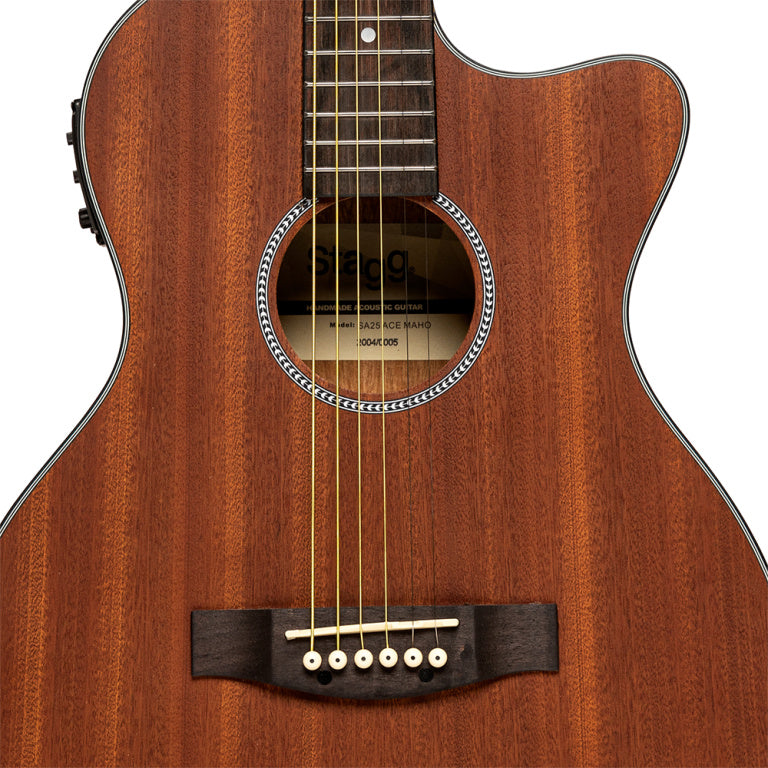 Guitarra Electroacustica Stagg SA25 ACE Auditorium Cutaway Sapeli_04