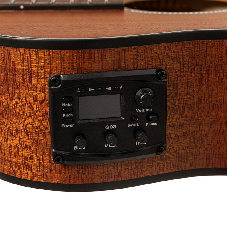 Guitarra Electroacustica Stagg SA25 ACE Auditorium Cutaway Sapeli_08