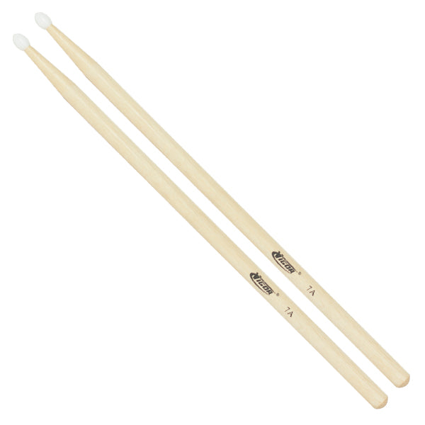 Baqueta Bateria Vigor Roble 7A Punta Nylon 14mm Ref. VG-7AN