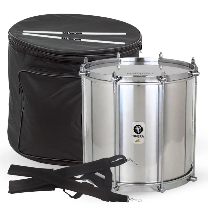 Pack Repenique Timbra 8-D +Funda+Baquetas+Arnes 12"x30 Ref. TI8635