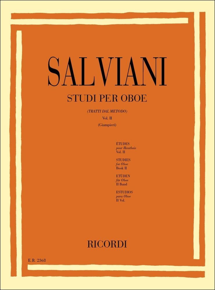 Studi per Oboe Vol.2. Salviani, C., Giampieri, A.