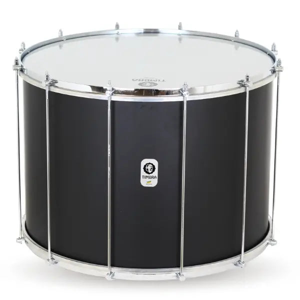 Surdo Negro Mate Timbra 12-Div 22"x40 cm Ref. TI15918