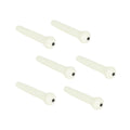 Set 6 Pivotes PVC Guitarra Acustica Ortola Ref. A021Ivy/6pvc
