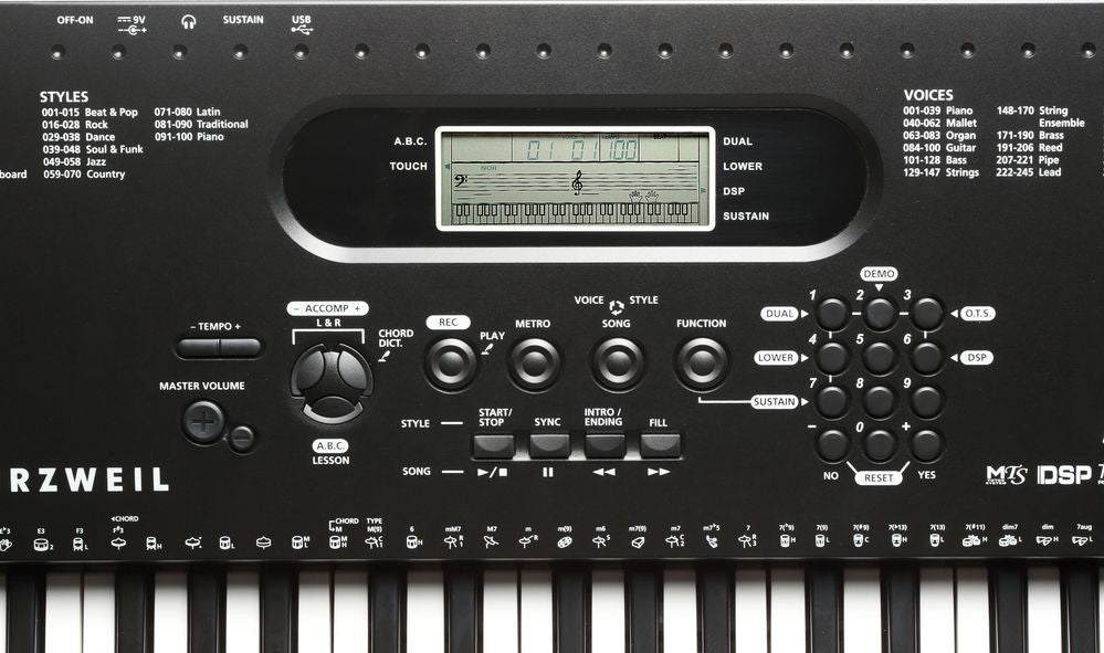 Kurzweil KP70 Digital Keyboard (61 Keys)