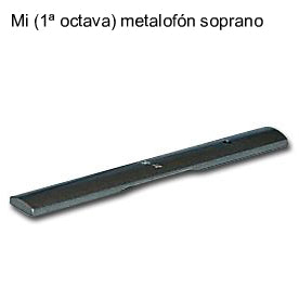 Lamina Metalofono Soprano Samba Mi 1a Octava 3738SM