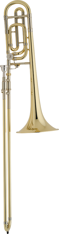 Trombon Tenor Sib/Fa Bach 42B Lacado