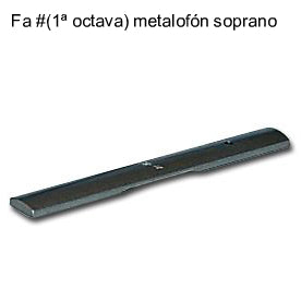 Lamina Metalofono Soprano Samba Fa Sostenido 1a Octava 3740SM