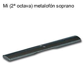 Lamina Metalofono Soprano Samba Mi 2a Octava 3747SM