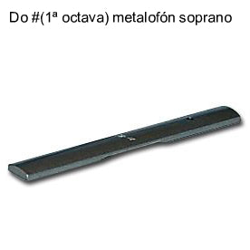 Lamina Metalofono Soprano Samba Do Sostenido 1a Octava 3752SM