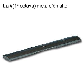 Lamina Metalofono Alto Samba La Sostenido 1a Octava 3765SM