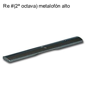 Lamina Metalofono Alto Samba Re Sostenido 2a Octava 3778SM