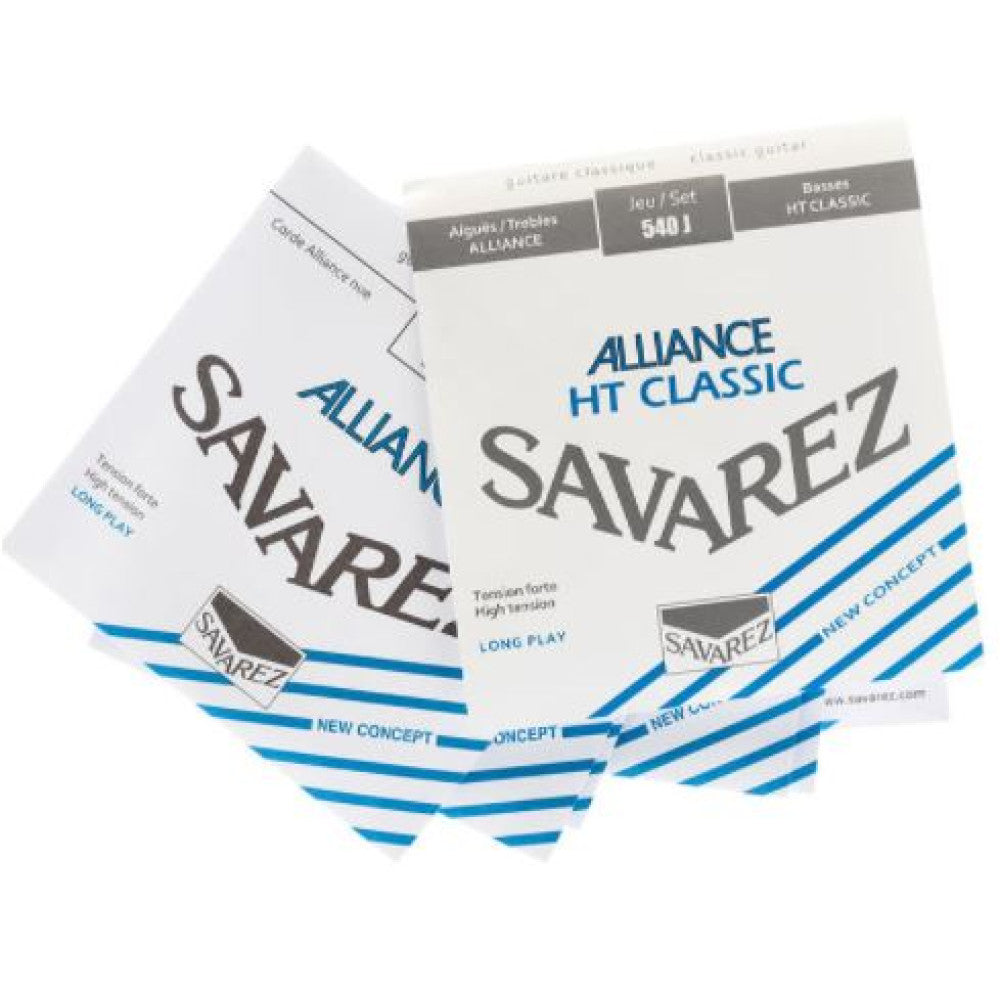 Juego Cuerdas Guitarra Clasica Savarez Alliance HT Classic Azul 540-J