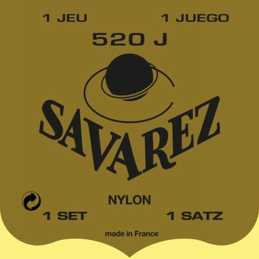 Juego Cuerdas Guitarra Clasica Savarez Carta Amarilla 520-J