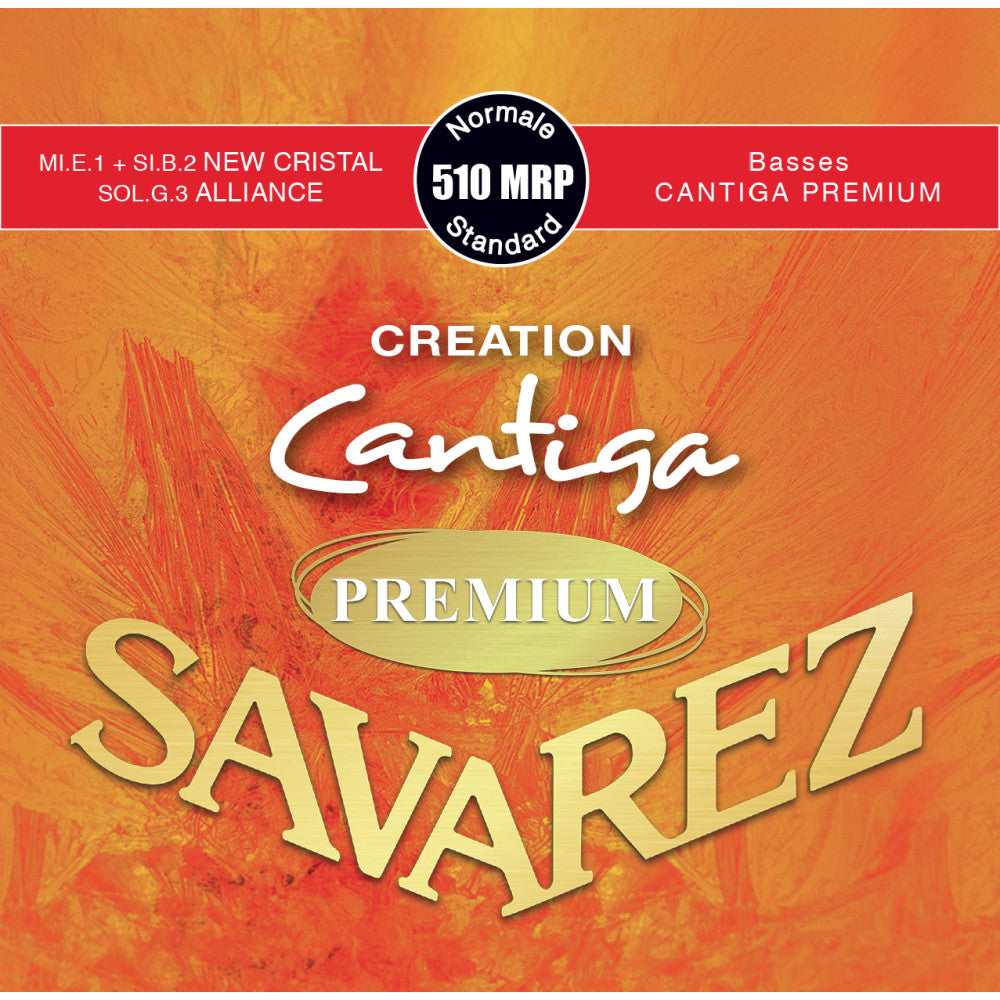 Juego Cuerdas Guitarra Clasica Savarez Creation Cantiga Premium Roja Clasica 510-MRP