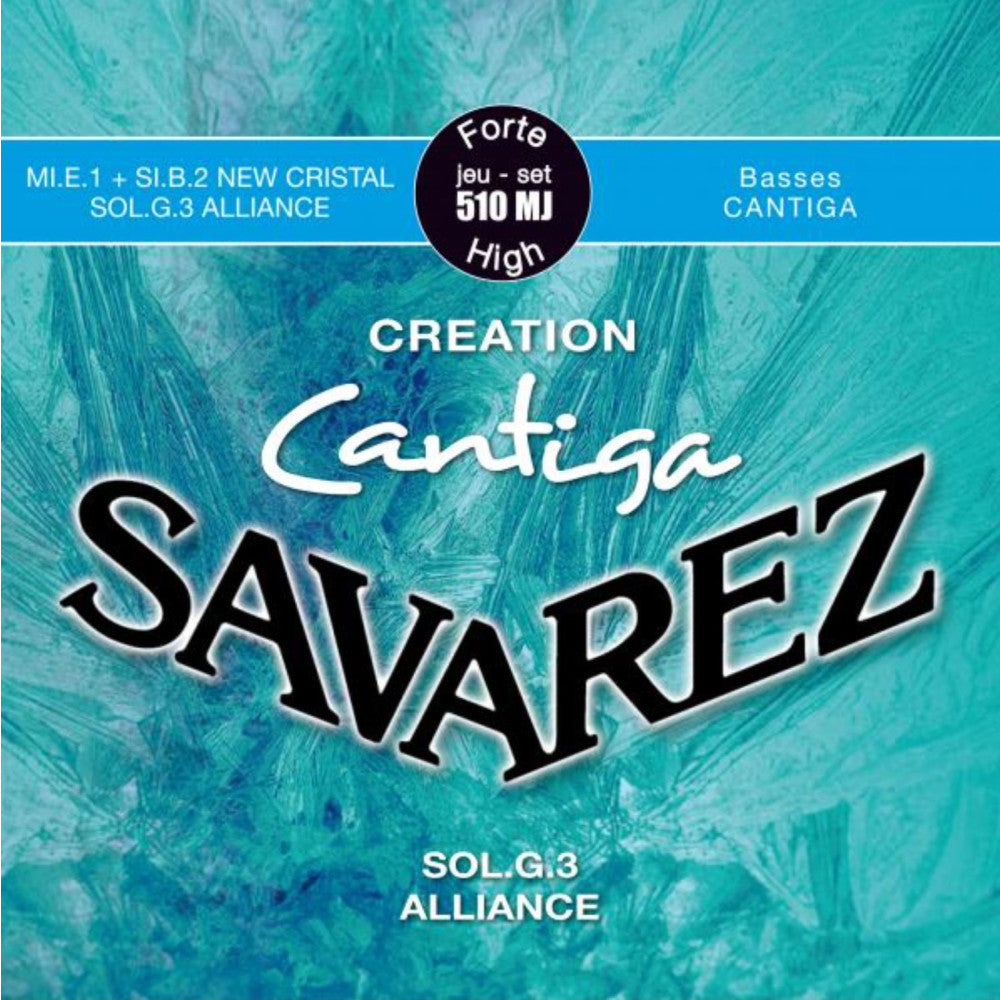 Juego Cuerdas Guitarra Clasica Savarez Creation Cantiga Azul Clasica 510-MJ