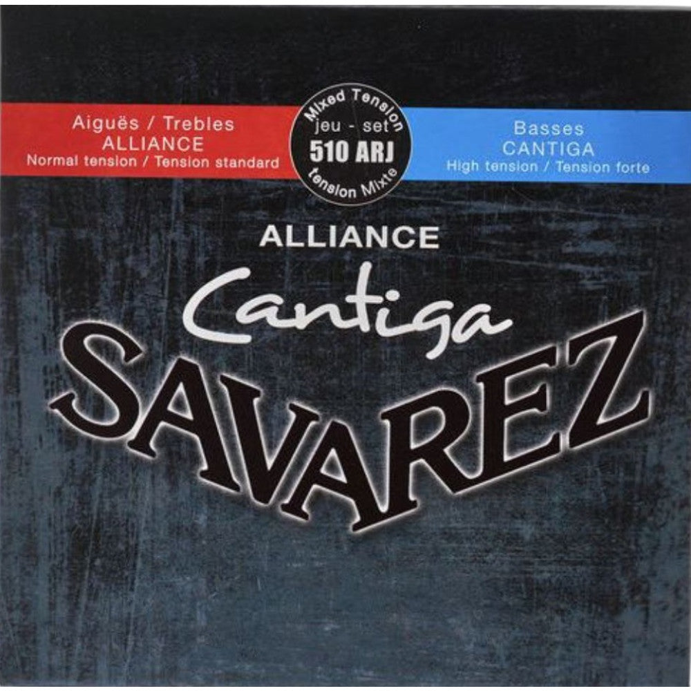 Juego Cuerdas Guitarra Clasica Savarez Alliance Cantiga Roja/Azul 510-ARJ