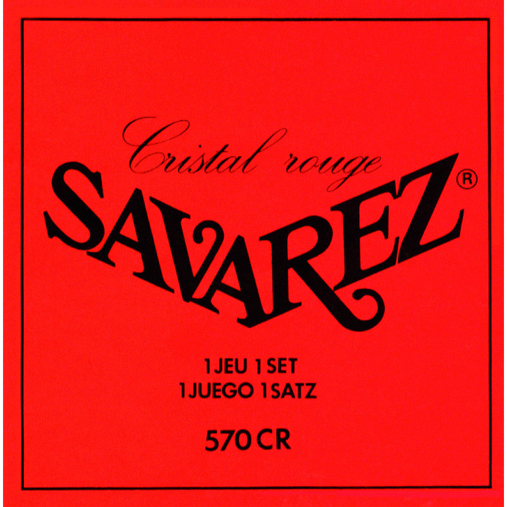Juego Cuerdas Guitarra Clasica Savarez Cristal Roja 570-CR