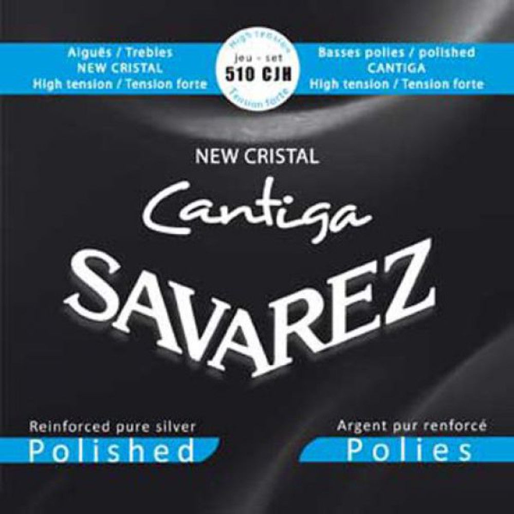 Juego Cuerdas Guitarra Clasica Savarez New Cristal Cantiga Azul 510-CJH
