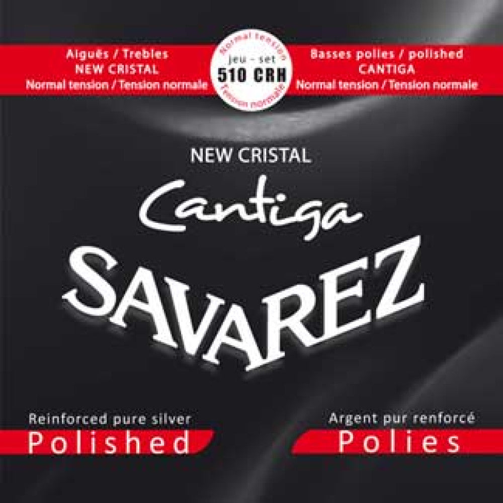 Juego Cuerdas Guitarra Clasica Savarez New Cristal Cantiga Roja 510-CRH