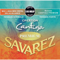 Juego Cuerdas Guitarra Clasica Savarez New Cristal Cantiga Premium Roja/Azul Clasica 510-MRJP