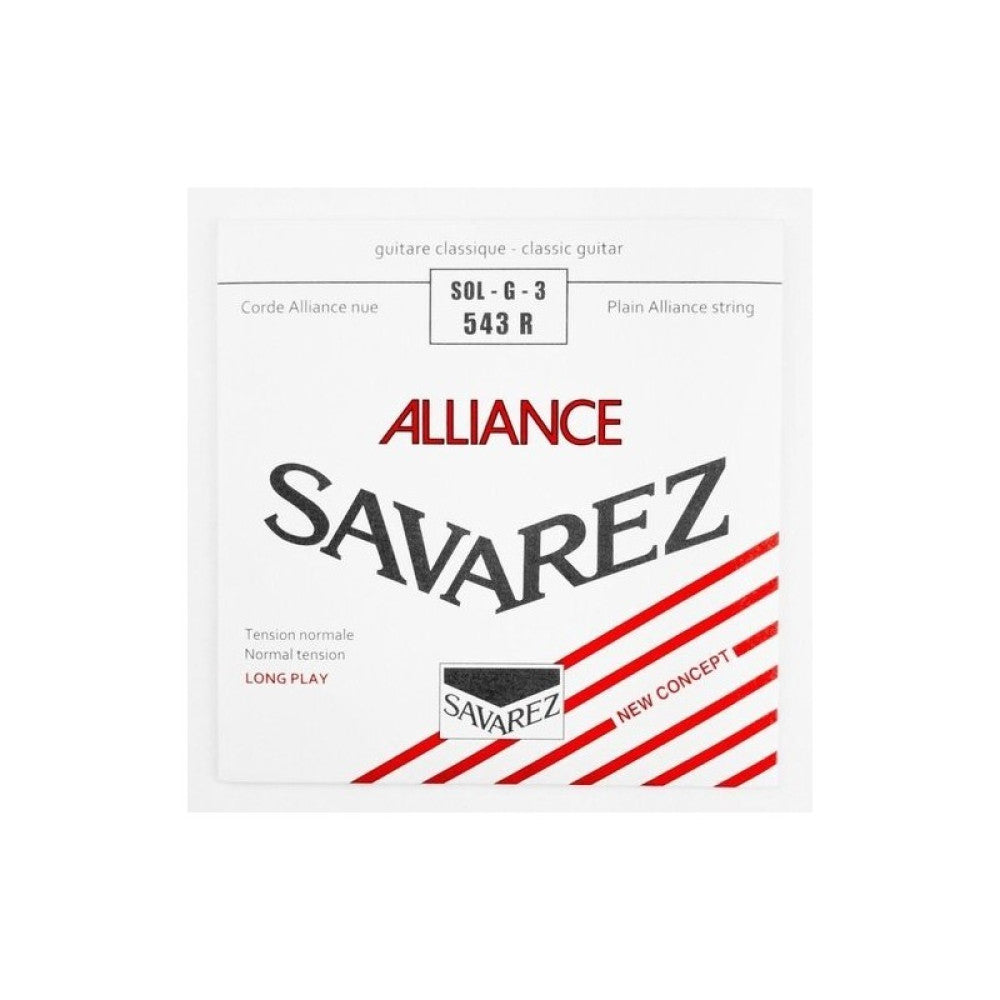 Cuerda Guitarra Clasica Savarez 3a Alliance Roja 543-R