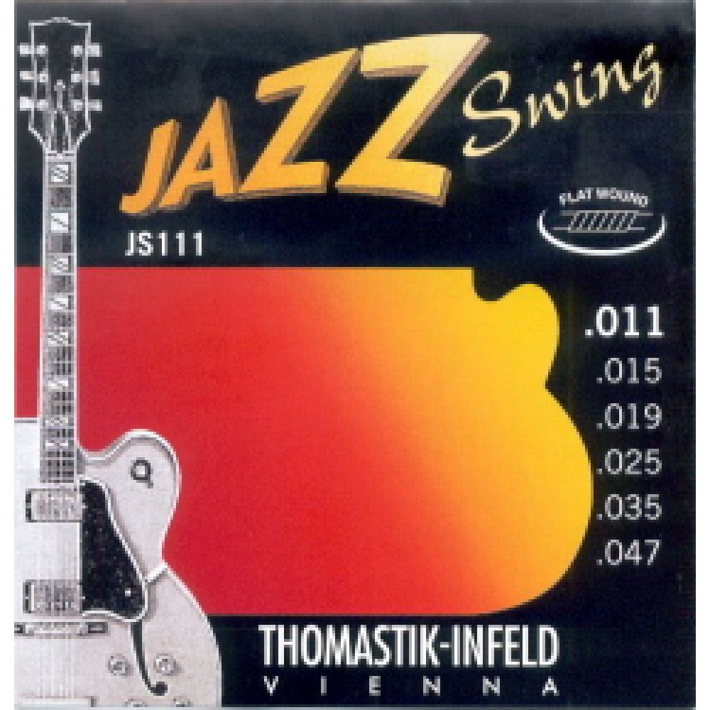 Juego Cuerdas Guitarra Electrica Thomastik Jazz Swing JS111 11-47