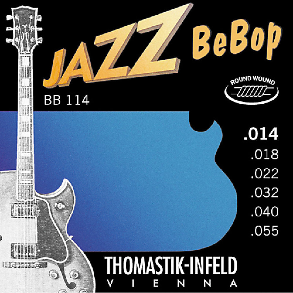 Juego Cuerdas Guitarra Electrica Thomastik Jazz Bebop BB114 14-55