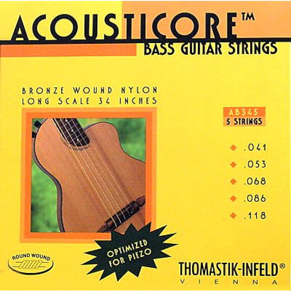 Juego Cuerdas Bajo Acustico Thomastik AB345 41-118