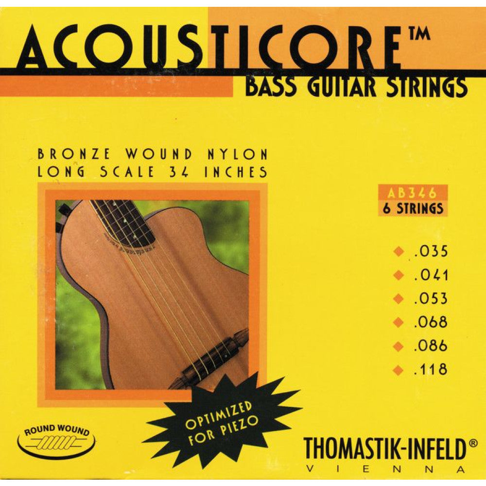 Juego Cuerdas Bajo Acustico Thomastik AB346 35-118