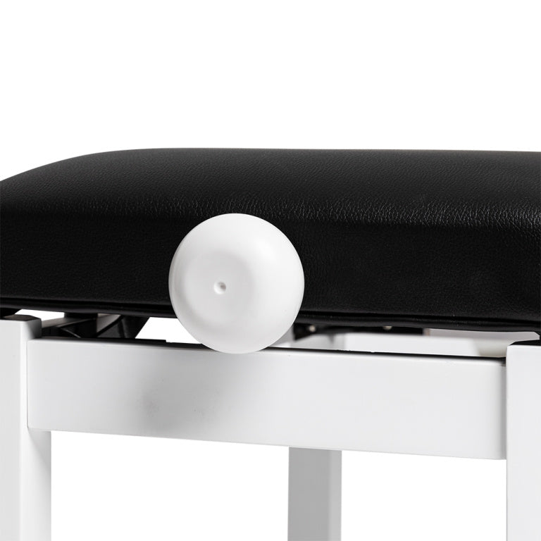 Banqueta Piano Stagg Blanco Mate Tapa Vinilo Negro PB36 WHM SBK_03