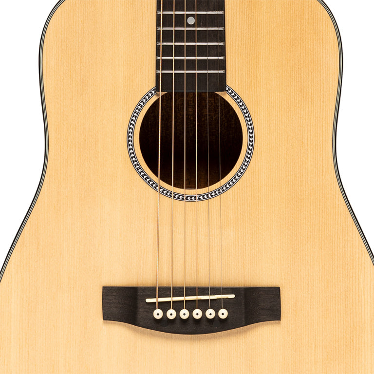 Guitarra Acustica Travel Stagg SA25 Dreadnought Tapa Abeto_04