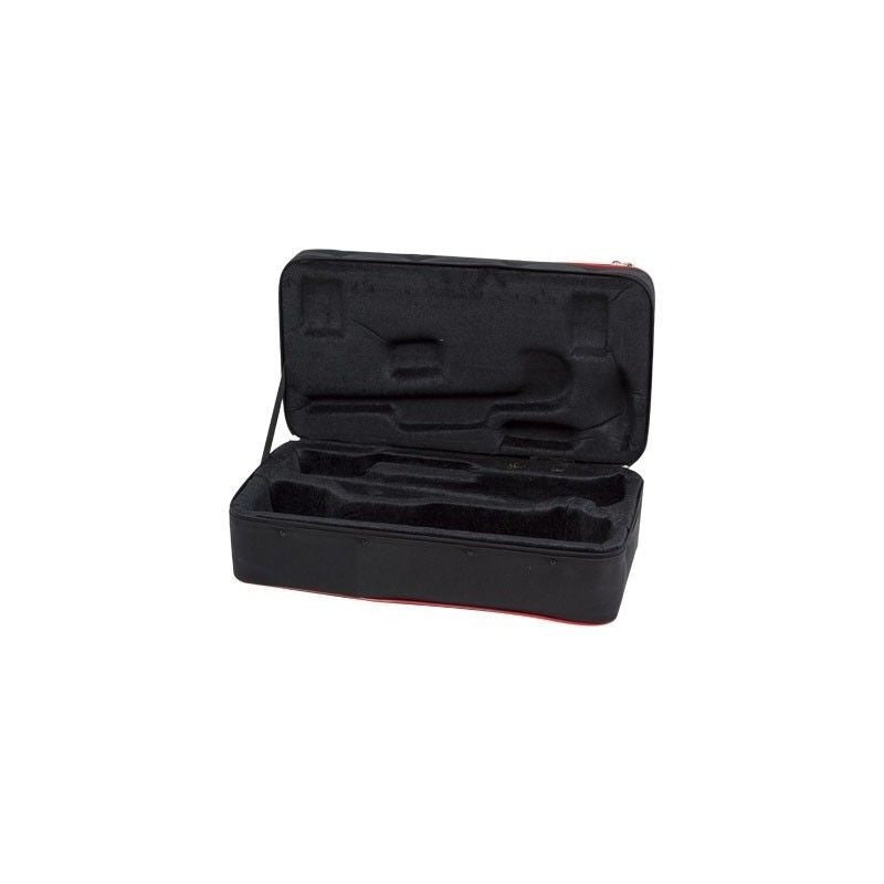 Estuche Trompeta HB102 Mochila Ortola Negro Vivo Rojo