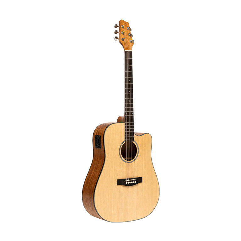 Guitarra Electroacustica Stagg SA25 DCE Dreadnought Cutaway Tapa Abeto_02