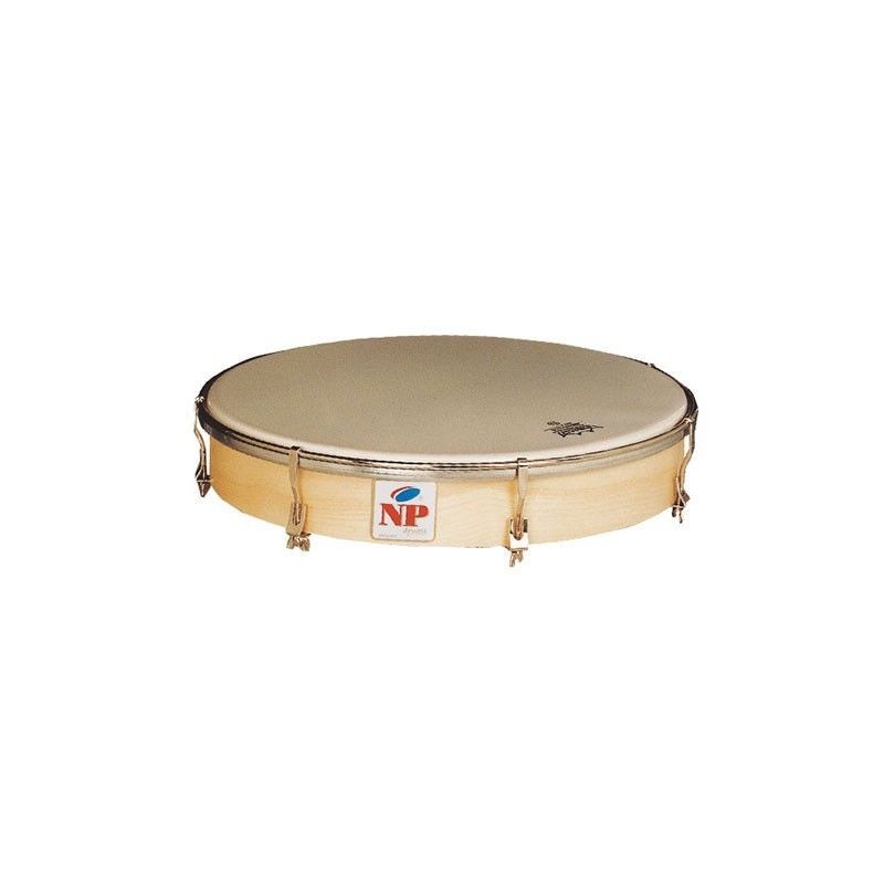 Pandero NP 25 cm Parche Plastico Afinable