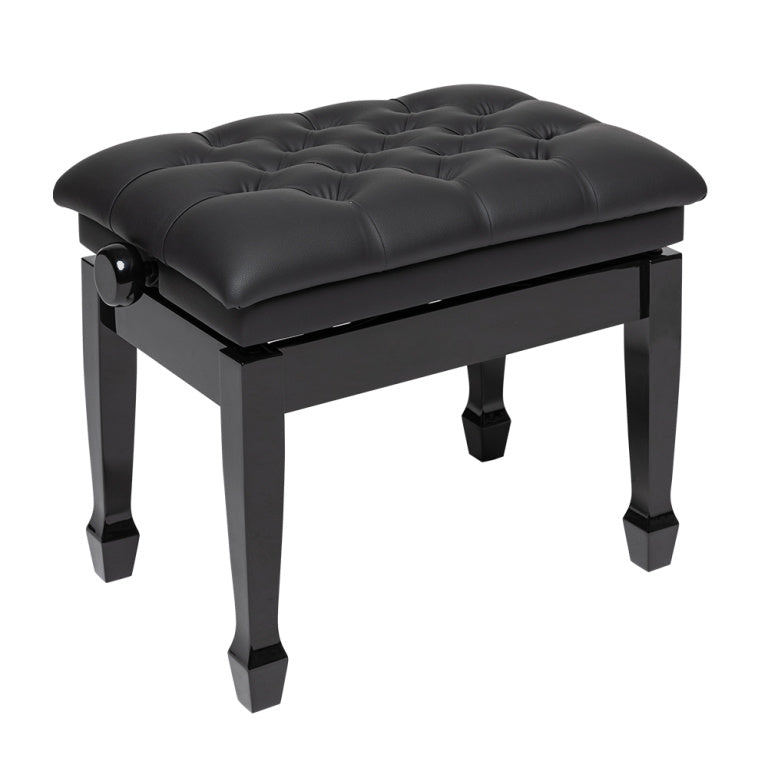 Banqueta Piano Hidraulica Concierto Stagg Negro Brillo Tapa Vinilo Negro PBH 850 BKP SBK_02
