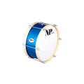 Bombo Charanga NP Crome 40X20 cm, Casco Azul, Aros Natural