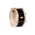 Bombo Charanga NP Crome 40x20 cm, Casco Negro, Aros Natural, Con Soporte