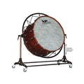 Bombo Concierto NP Crome 80X50 cm, Casco Miel, Aros Miel, Con Soporte