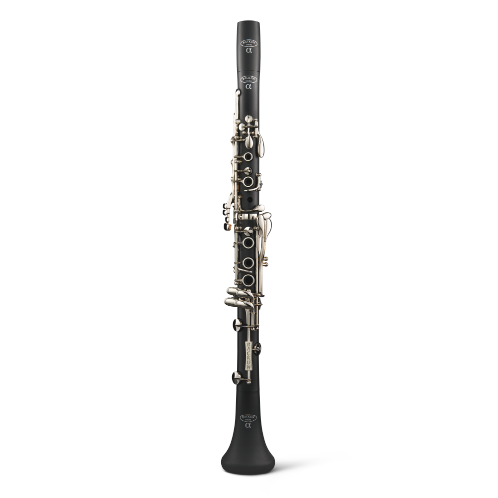 Clarinete Sib Backun Alpha 17 Chaves e Colunas Niqueladas