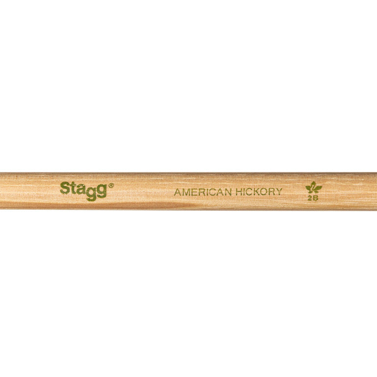 Baquetas Bateria Stagg Hickory 2B Punta Madera SHV2B_04