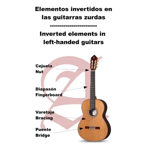 Guitarra Clasica Alhambra Zurda 3 C LH